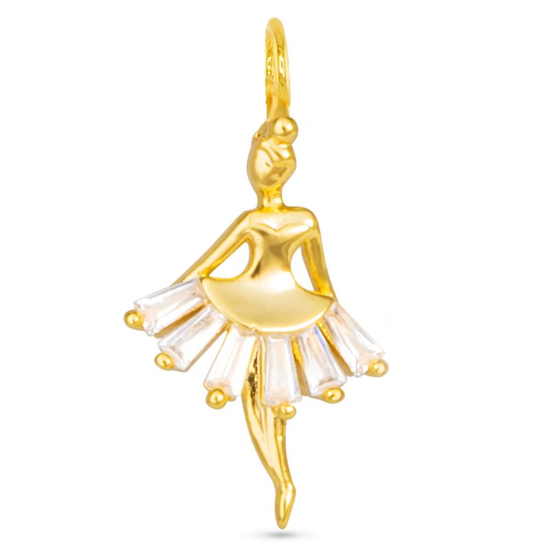 Ballerina Charm Gold